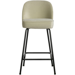 WOOOD barstoel Vogue – Velvet – Pistache – 89x50x55 WOOOD barstoel Vogue – Velvet – Pistache – 89x50x55