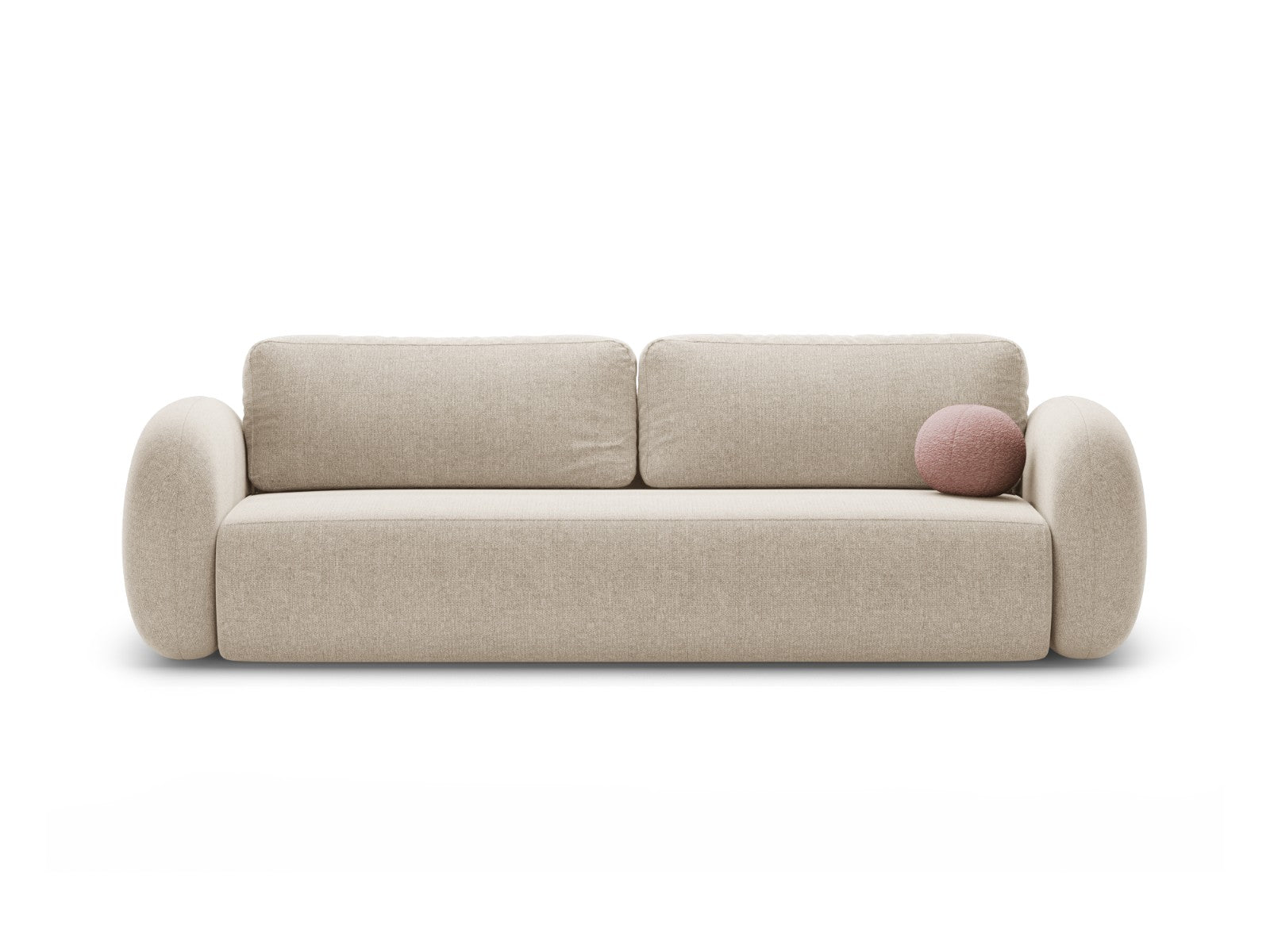 Cosmopolitan Design Slaapbank met opbergdoos Tonale 3-zits, chenille d