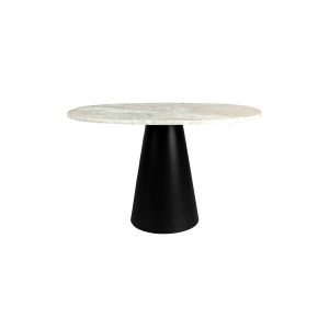 Dutchbone Jared Salontafel Ovaal Marmer Grijs/ Zwart Dutchbone Jared Salontafel Ovaal Marmer Grijs/ Zwart