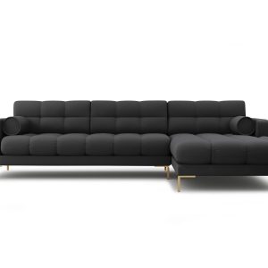 Cosmopolitan Design rechter hoekbank Bali 5-zits, structurele stof, do