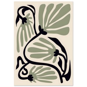 Artfulprints Poster Matisse – Ode to a green flower – 70×100 cm – Groe Artfulprints Poster Matisse – Ode to a green flower – 70×100 cm – Groe