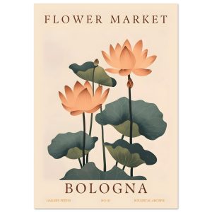 Artfulprints Poster Flower market – Bologna – 70×100 cm – Meerkleurig Artfulprints Poster Flower market – Bologna – 70×100 cm – Meerkleurig