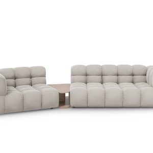 Cosmopolitan Design linker modulaire bank Sky 3-zits, flueel, lichtbei Cosmopolitan Design linker modulaire bank Sky 3-zits, flueel, lichtbei