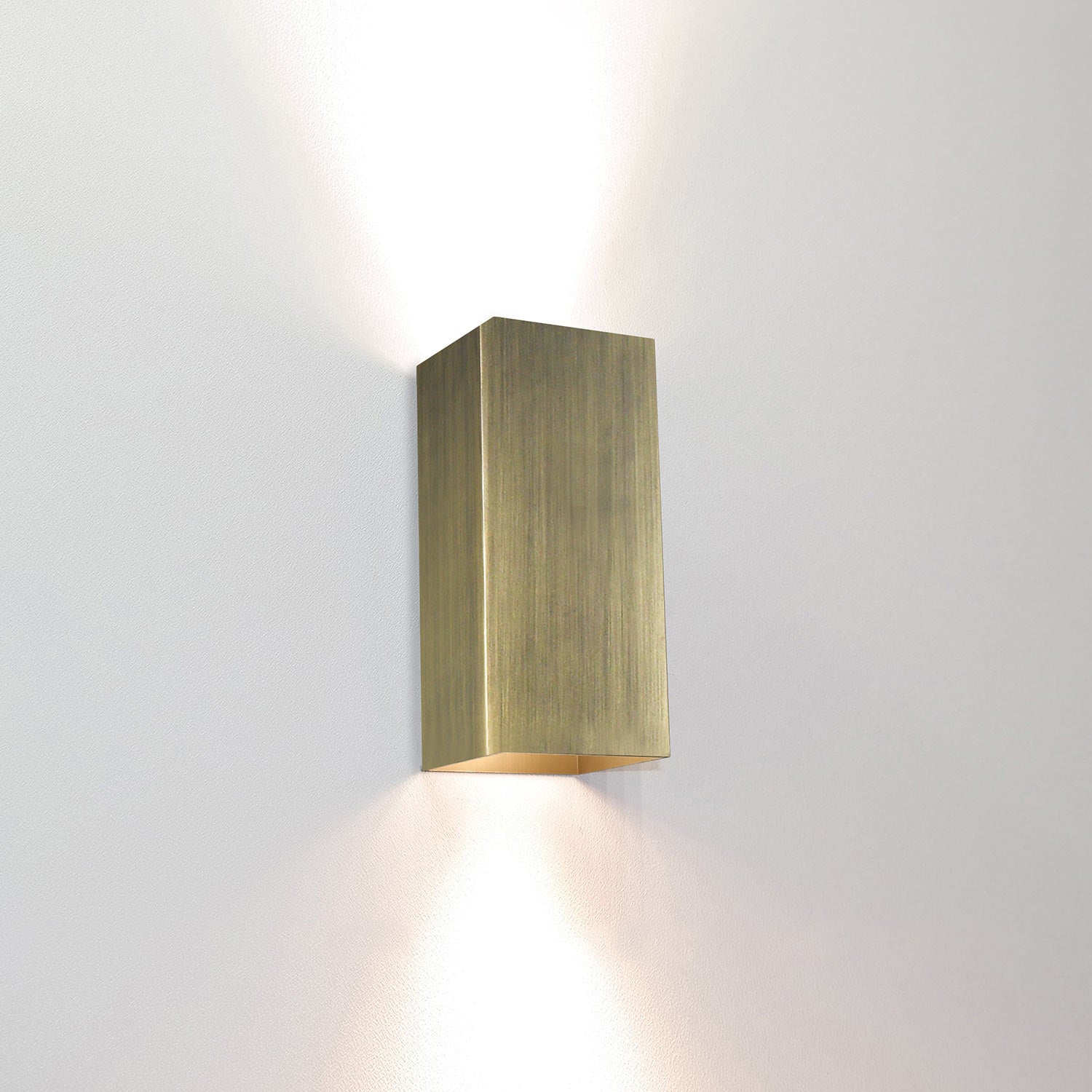Artdelight wandlamp Dante - 2 lichts - 6.7 x 15.4 cm - brons