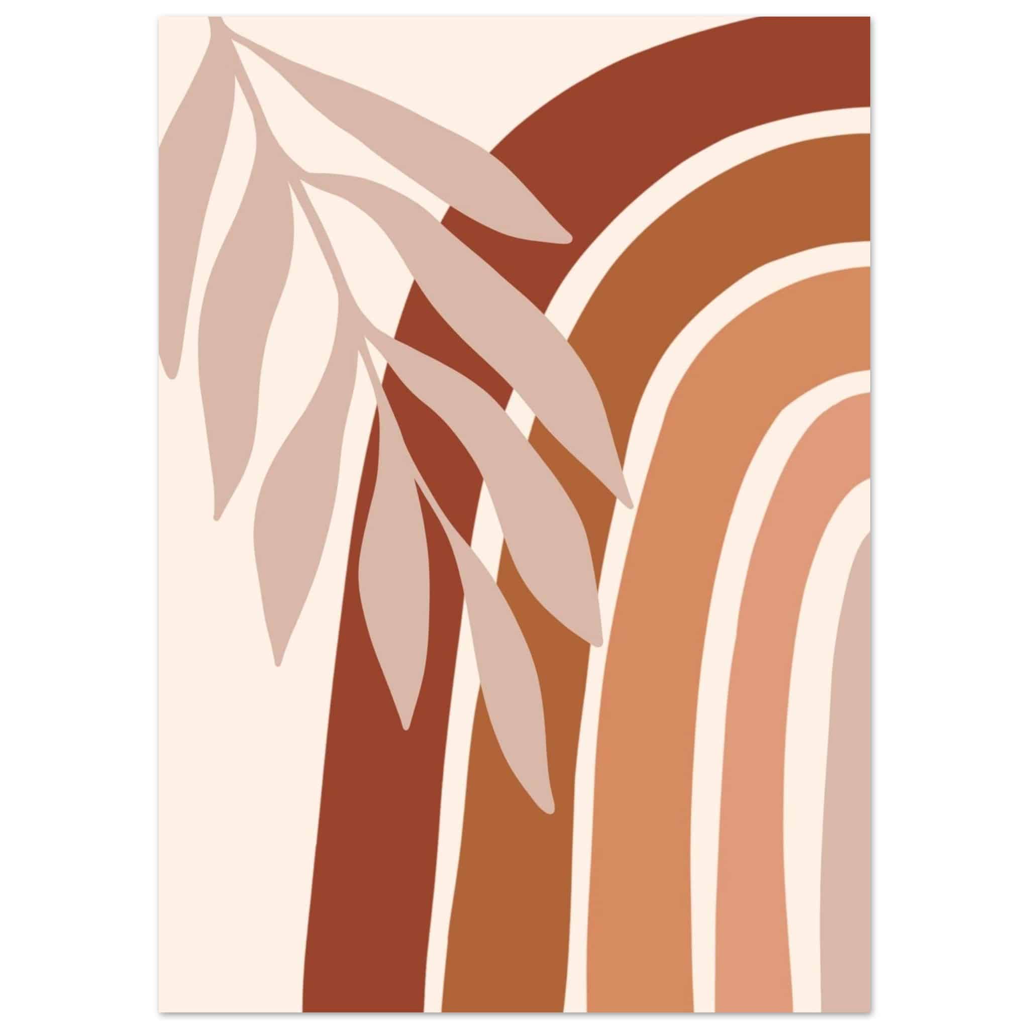 Artfulprints Poster Boho – Radiant growth - 50x70 cm - Meerkleurig