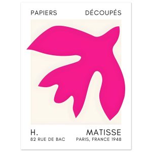 Artfulprints Poster Matisse – Floating forms pink – 30×40 cm – Roze Artfulprints Poster Matisse – Floating forms pink – 30×40 cm – Roze
