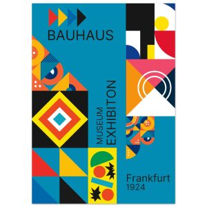 Artfulprints Poster Bauhaus – Museum exhibition frankfurt – 50×70 cm – Artfulprints Poster Bauhaus – Museum exhibition frankfurt – 50×70 cm –