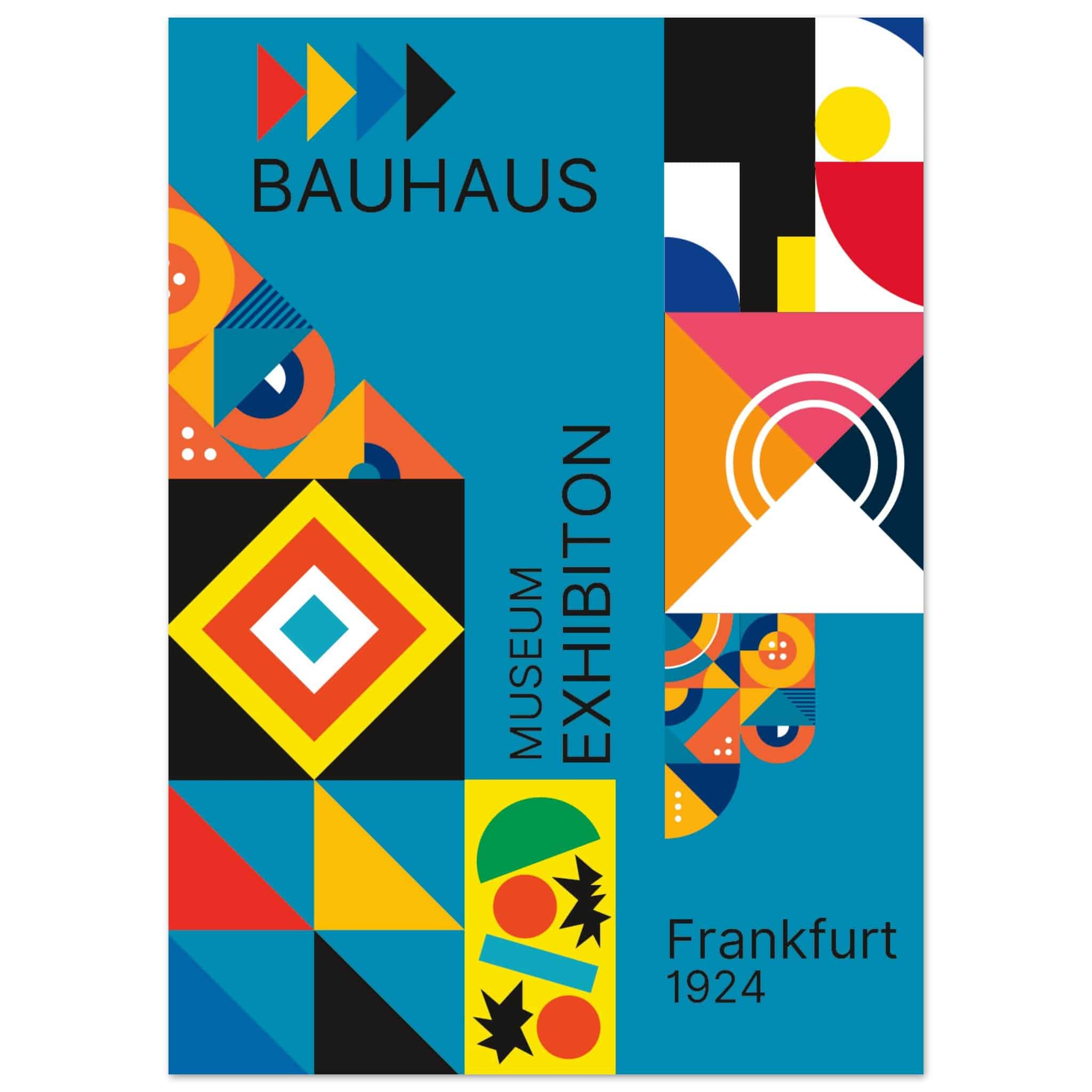 Artfulprints Poster Bauhaus - Museum exhibition frankfurt - 50x70 cm -