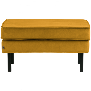 WOOOD hocker op poten Rodeo – Velvet – Oker – 45x84x54 WOOOD hocker op poten Rodeo – Velvet – Oker – 45x84x54