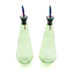 Brût Homeware, Olie / Azijn set Claude, groen Brût Homeware, Olie / Azijn set Claude, groen