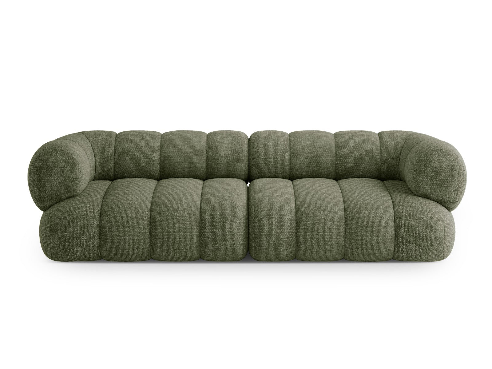 Cosmopolitan Design Bank Koge 4-zits, chenille groente - 95x240x70cm