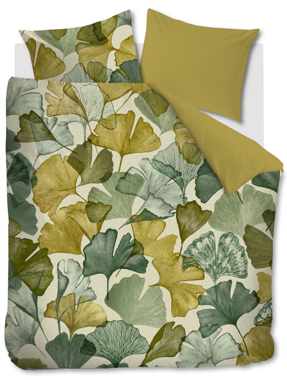 Beddinghouse Dekbedovertrek Suma - 200 x 200/220 cm - Groen