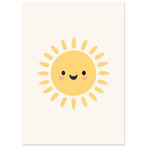 Artfulprints Poster Sunshine – 50×70 cm – Geel Artfulprints Poster Sunshine – 50×70 cm – Geel