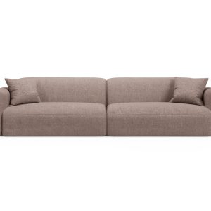 Cosmopolitan Design Modulaire bank Strino 4-zits, structurele stof cap Cosmopolitan Design Modulaire bank Strino 4-zits, structurele stof cap