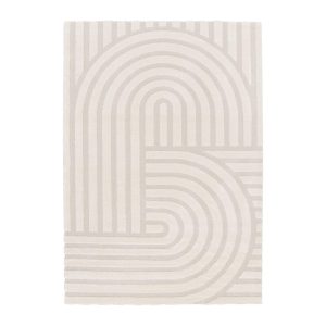 AFK Living vloerkleed Baltus – reliëfeffect – beige – 120 x 170 cm