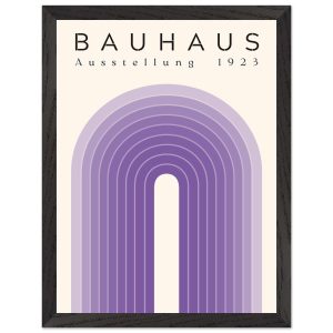 Artfulprints Poster met Lijst Bauhaus – Purple rainbow – 30×40 cm – Pa Artfulprints Poster met Lijst Bauhaus – Purple rainbow – 30×40 cm – Pa