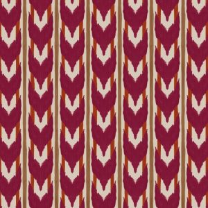 Catchii Behang Maison Artisan Ikat bordeaux Catchii Behang Maison Artisan Ikat bordeaux