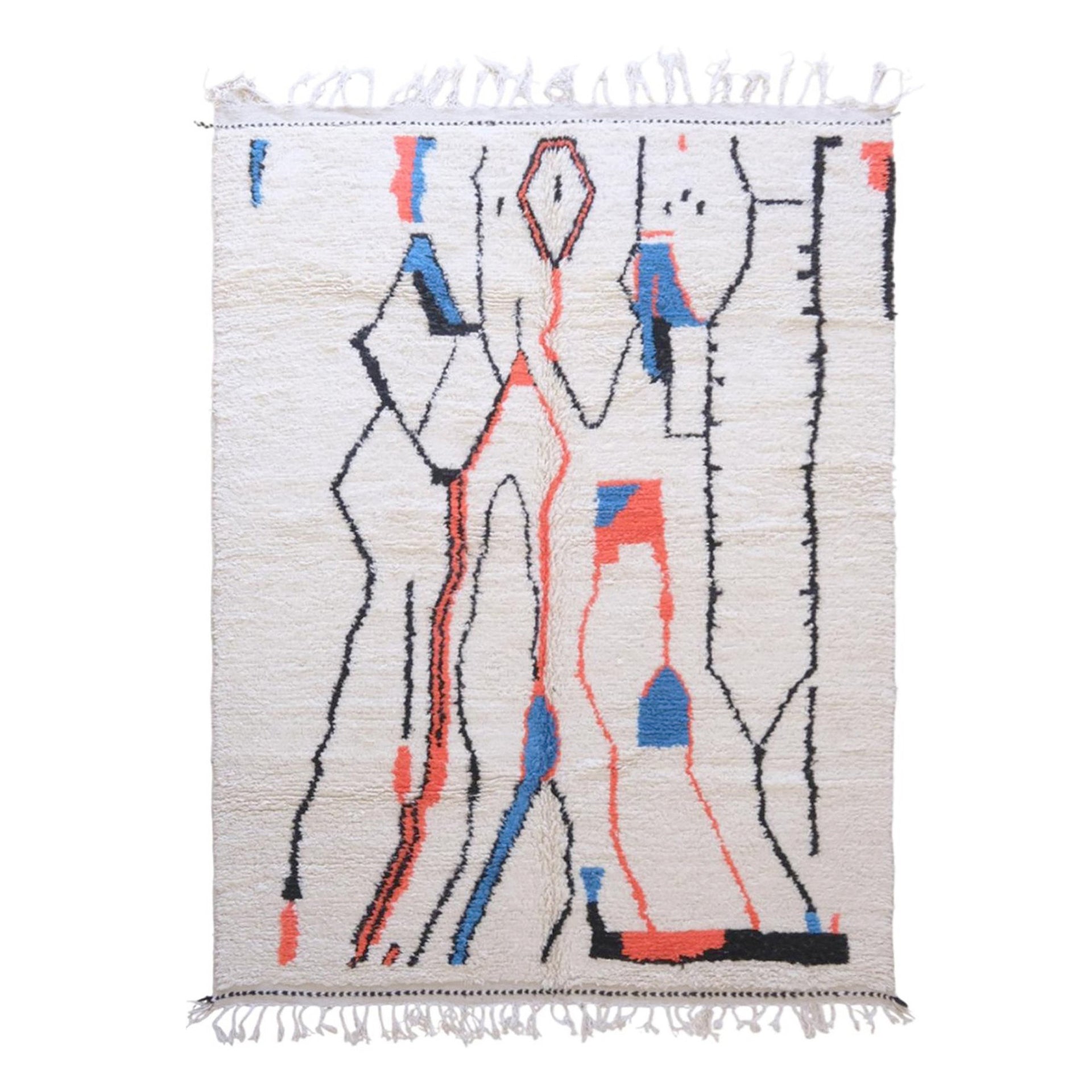 AFK Living vloerkleed Berber - handgemaakt - Wol - 196 x 290 cm