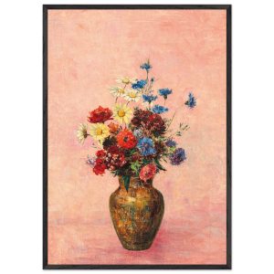 Artfulprints Poster met Lijst Bloemen in vaas 4 – 70×100 cm – Roze Artfulprints Poster met Lijst Bloemen in vaas 4 – 70×100 cm – Roze
