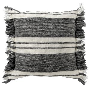 EDGAR – kussenhoes 45×45 cm – streepdessin – duurzaam – Charcoal Gray EDGAR – kussenhoes 45×45 cm – streepdessin – duurzaam – Charcoal Gray