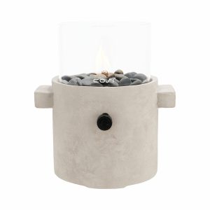 Cosi Fires sfeerhaardje Cosiscoop Craft – licht grijs – 21x27x30 cm