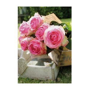Art for the Home Buitencanvas Romantische Rozen Art for the Home Buitencanvas Romantische Rozen