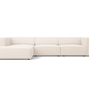 Cosmopolitan Design linker hoekbank Arendal 4-zits, chenille, lichtbei