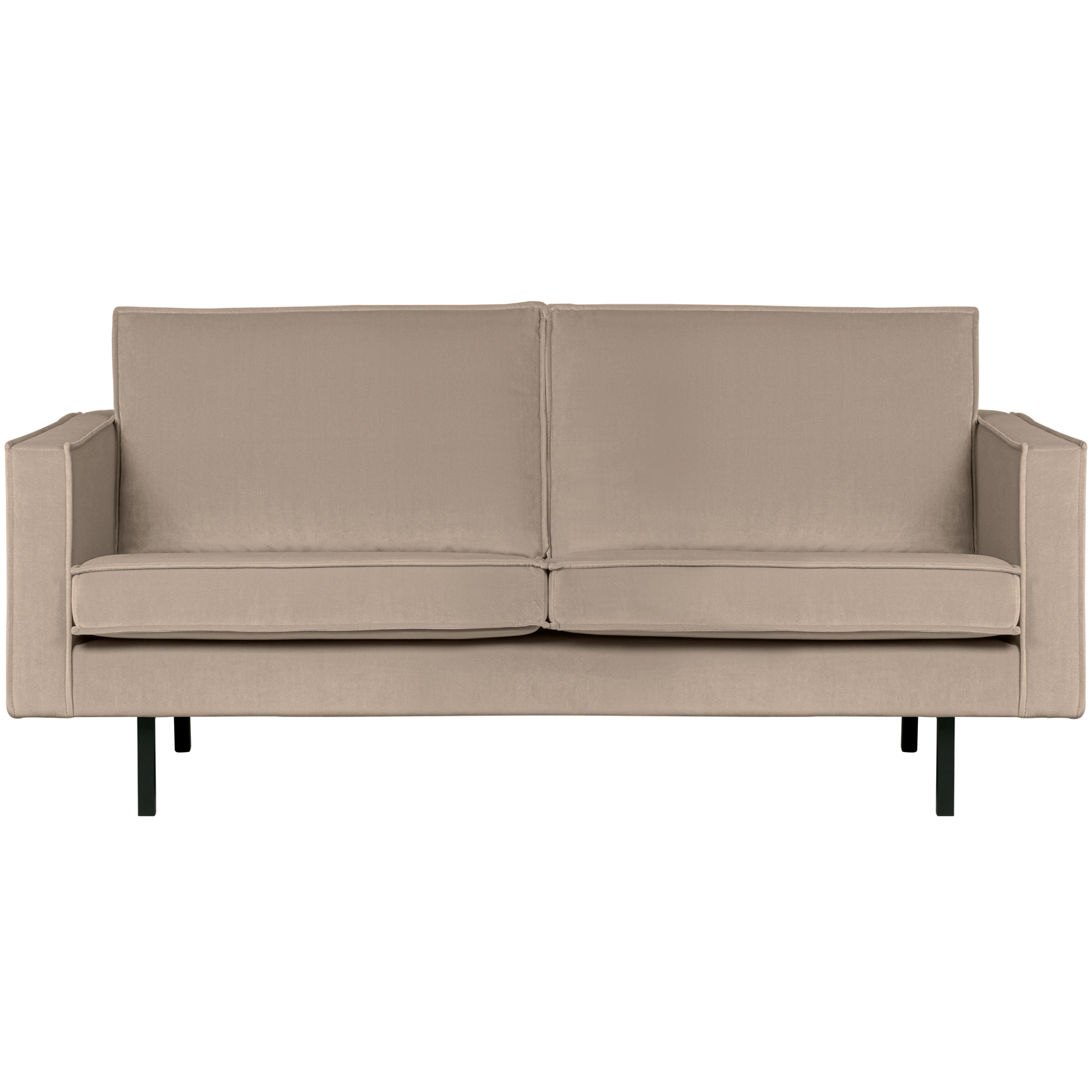 WOOOD 2,5-zits bank Rodeo - Velvet - Khaki - 85x190x86
