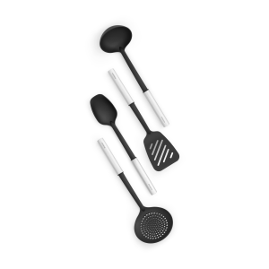 Brabantia Profile Kookgerei-set, 4-delig, soeplepel, opscheplepel, bak Brabantia Profile Kookgerei-set, 4-delig, soeplepel, opscheplepel, bak