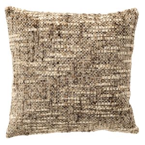 NORET – kussenhoes 45×45 cm – chenille – Shitake – bruin NORET – kussenhoes 45×45 cm – chenille – Shitake – bruin