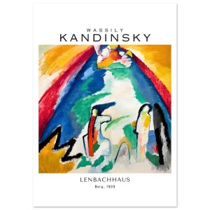 Artfulprints Wassily Kandinsky – Berg poster A4 21×29.7 cm Artfulprints Wassily Kandinsky – Berg poster A4 21×29.7 cm