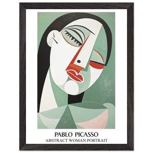 Artfulprints Poster met Lijst Pablo Picasso – Abstract woman portrait Artfulprints Poster met Lijst Pablo Picasso – Abstract woman portrait