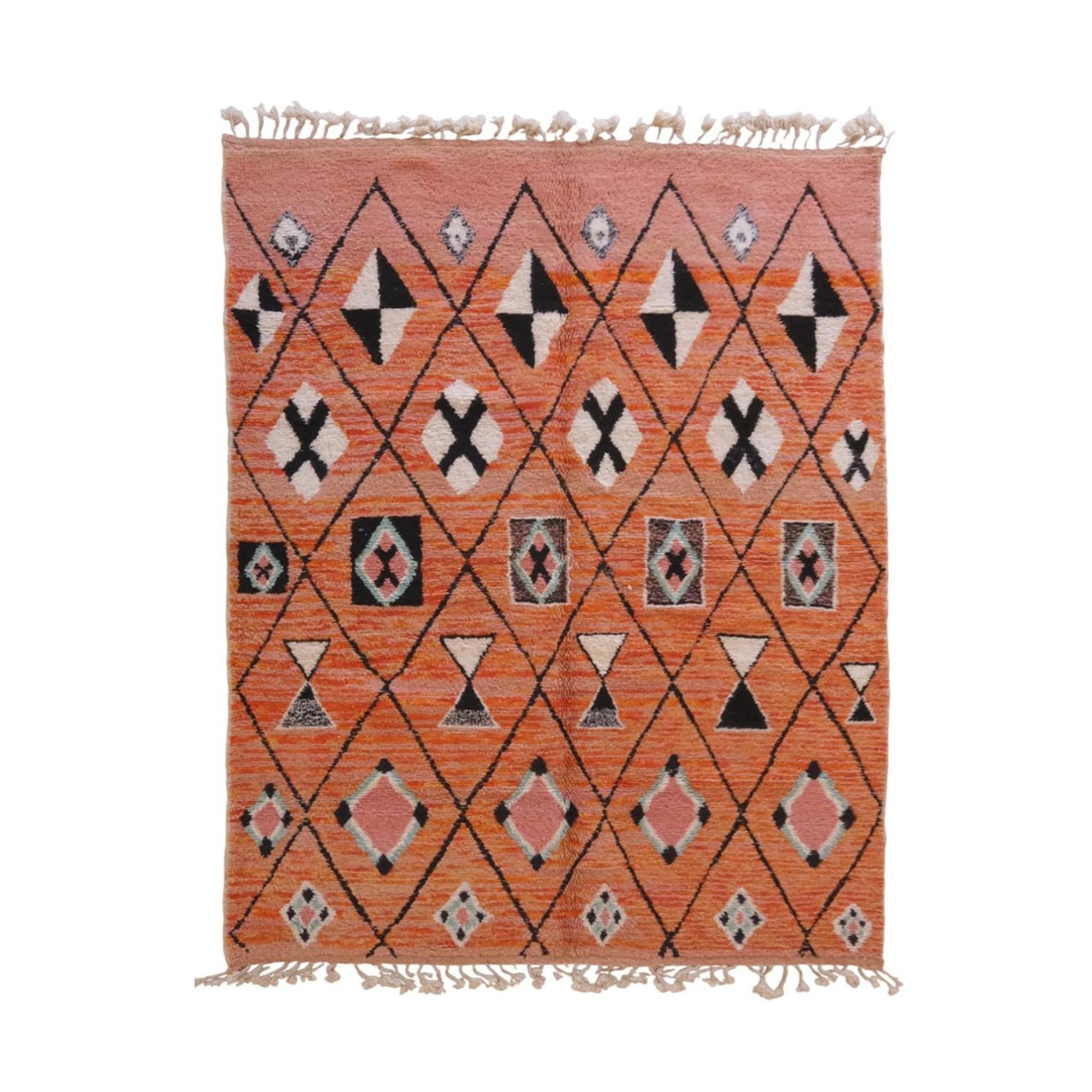 AFK Living vloerkleed Berber - handgemaakt - Wol - 221 x 293 cm