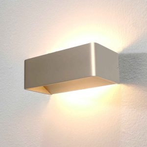 Artdelight wandlamp Mainz – 2 lichts – 10 x 7 cm – champagne Artdelight wandlamp Mainz – 2 lichts – 10 x 7 cm – champagne