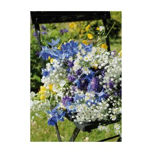 Art for the Home Buitencanvas Bloemen Stoel Art for the Home Buitencanvas Bloemen Stoel