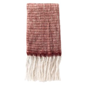 PHOEBE – plaid 140×180 cm – gemêleerd – Pomegranate – rood PHOEBE – plaid 140×180 cm – gemêleerd – Pomegranate – rood