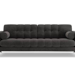 Cosmopolitan Design Bank Bali 3-zits, flueel, donkergrijs – 96x177x75c Cosmopolitan Design Bank Bali 3-zits, flueel, donkergrijs – 96x177x75c