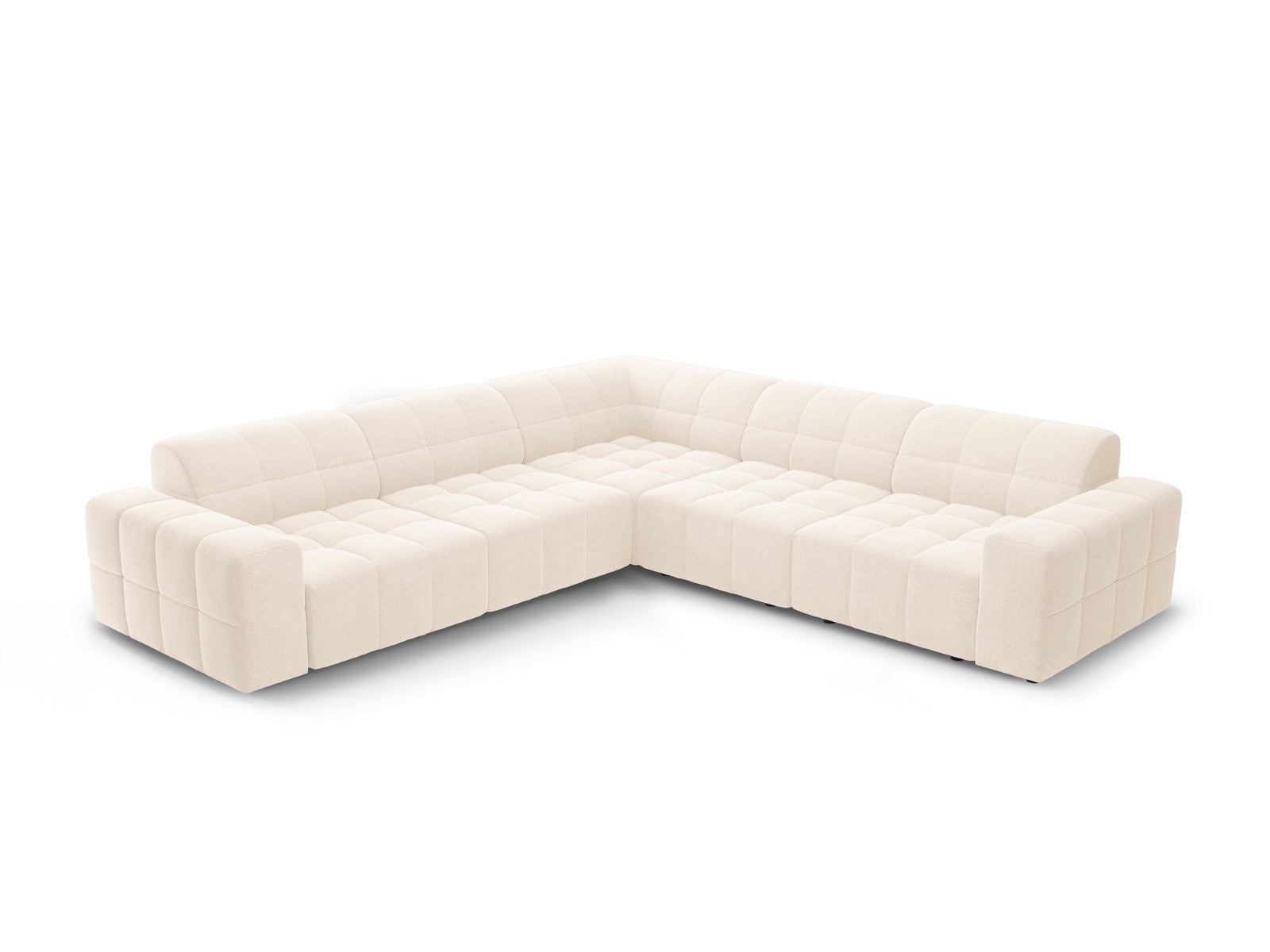 Cosmopolitan Design Symmetrische hoekbank CHICAGO 4-zits, chenille lic