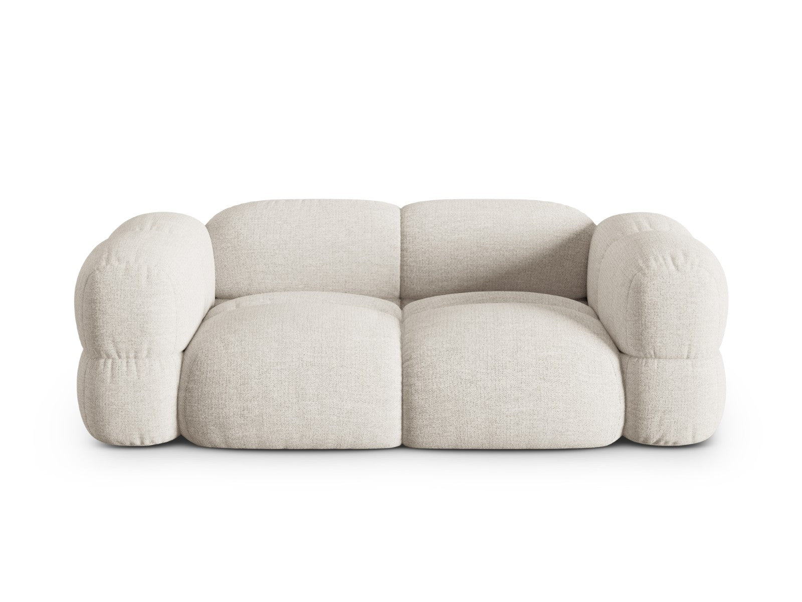 Cosmopolitan Design Bank Loretto 3-zits, structurele stof beige - 100x