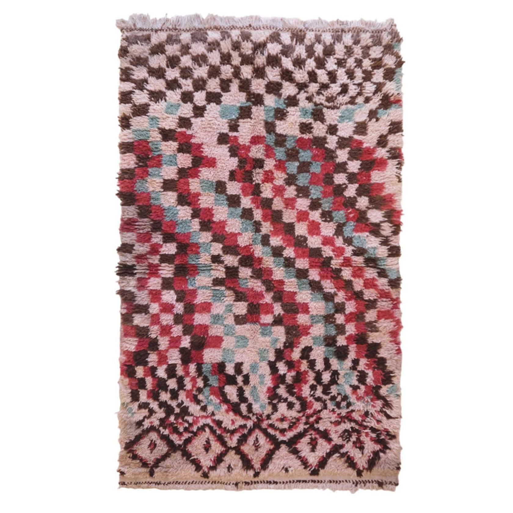 AFK Living vloerkleed Berber - handgemaakt - Wol - 110 x 176 cm