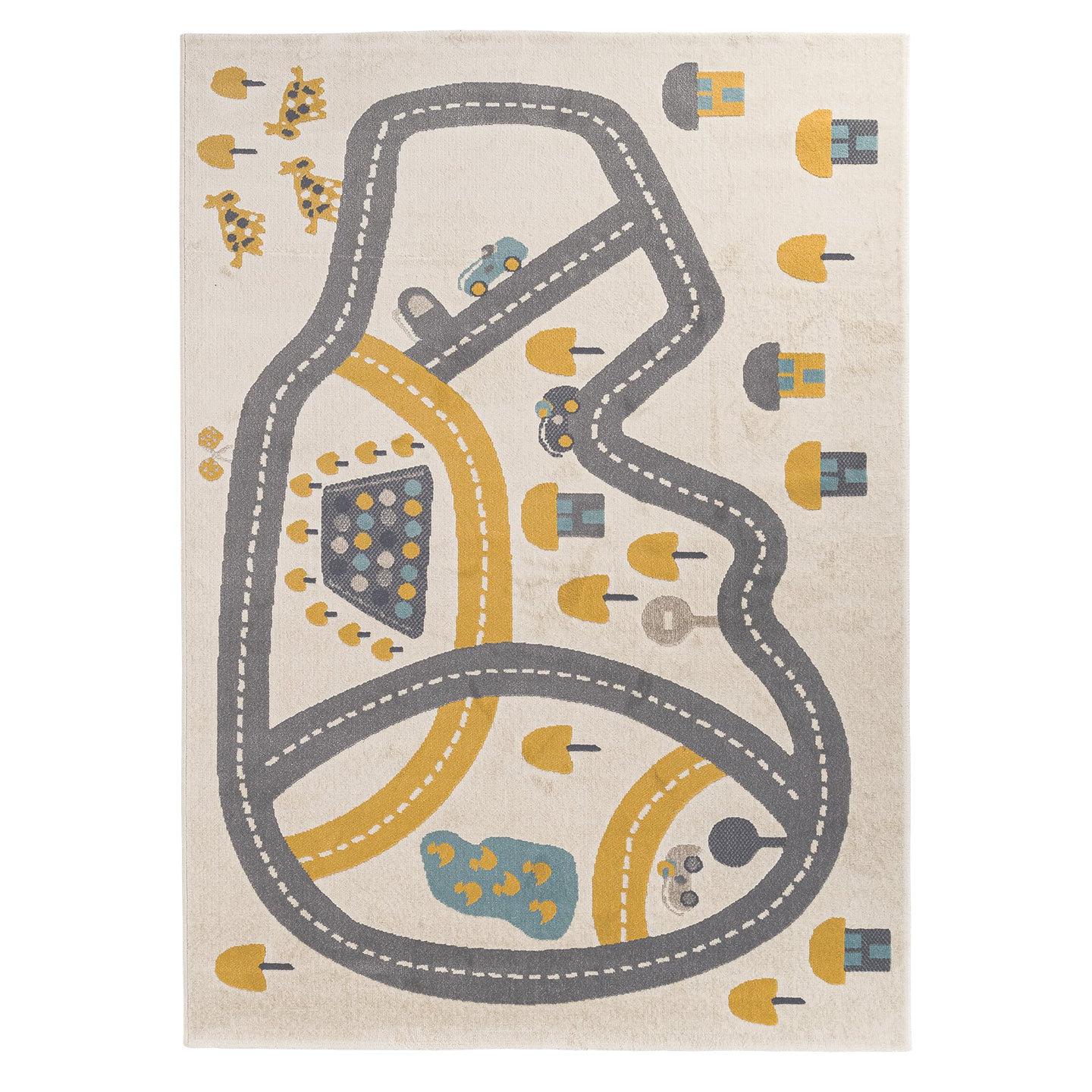 AFK Living vloerkleed Circuit - zeer zacht - veelkleurig - 160 x 230 c