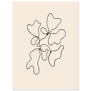 Artfulprints Abstract – Blob lined poster 30×40 cm Artfulprints Abstract – Blob lined poster 30×40 cm