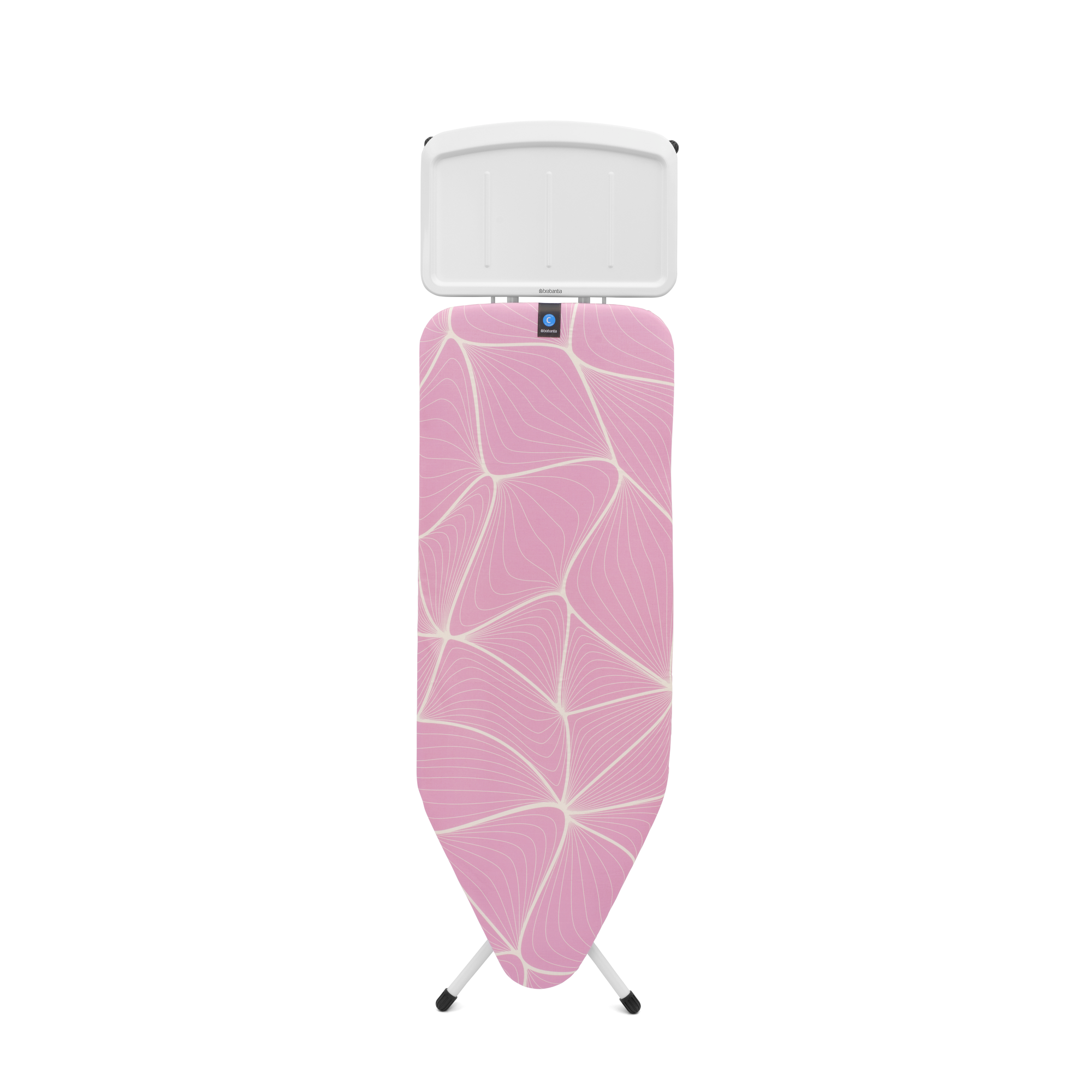 Brabantia Strijkplank C, 124x45 cm, solide stoomunithouder - Lilac Wav