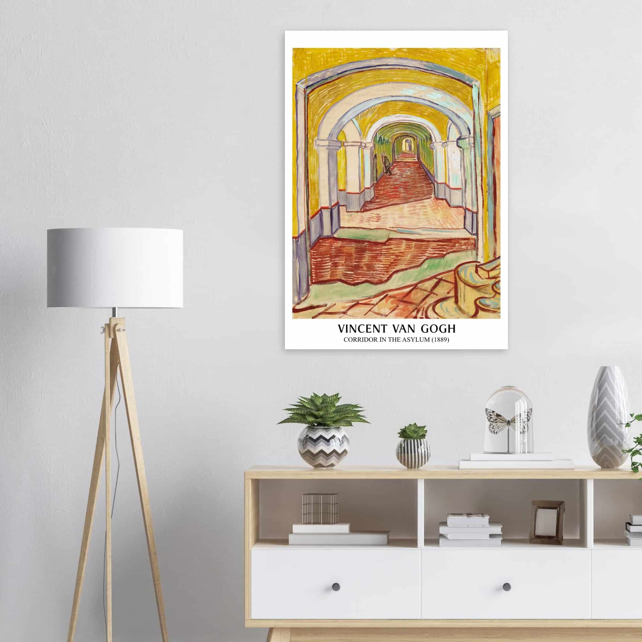 Artfulprints Vincent van Gogh - Corridor in the Asylyum poster 70x100
