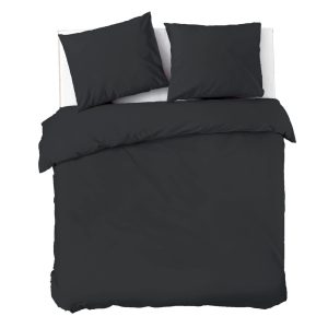 Dindi Home – Dekbedovertrek Plain Beauty – 260×220 cm – Zwart Dindi Home – Dekbedovertrek Plain Beauty – 260×220 cm – Zwart