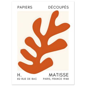 Artfulprints Poster Matisse – Ocean petals orange – 30×40 cm – Oranje Artfulprints Poster Matisse – Ocean petals orange – 30×40 cm – Oranje