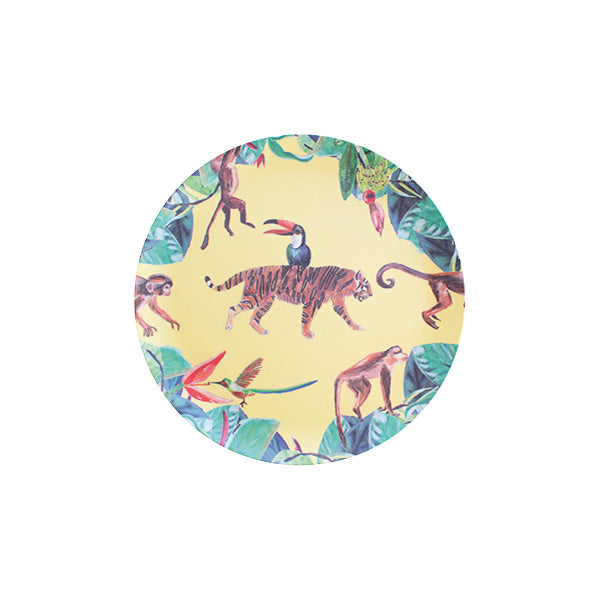 Catchii Kids Plate Bamboo 21 cm Yellow