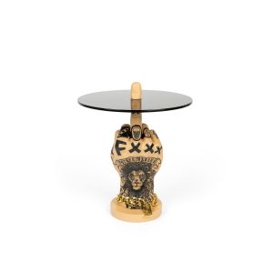 Bold Monkey Fother Mucker Bijzettafel Leeuw – Beige Bold Monkey Fother Mucker Bijzettafel Leeuw – Beige