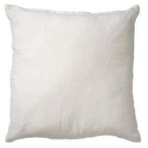 LINN – Kussenhoes 45×45 cm – 100% linnen – effen kleur – Snow White – LINN – Kussenhoes 45×45 cm – 100% linnen – effen kleur – Snow White –