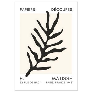 Artfulprints Poster Matisse – Ocean flora black – A4 21×29.7 cm – Zwar Artfulprints Poster Matisse – Ocean flora black – A4 21×29.7 cm – Zwar